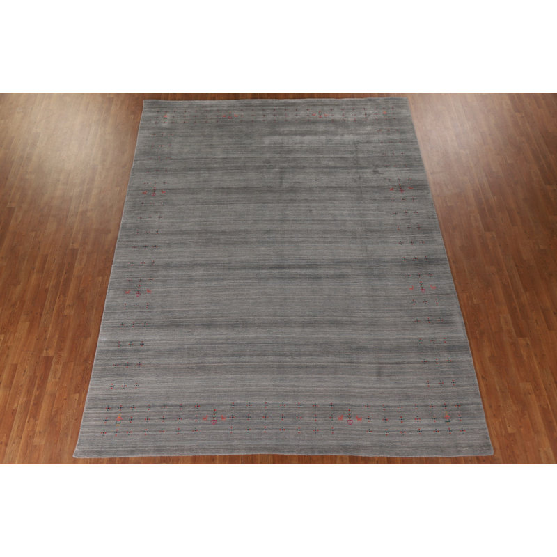 Tapis de salon fait à la main Gabbeh 9 x 12