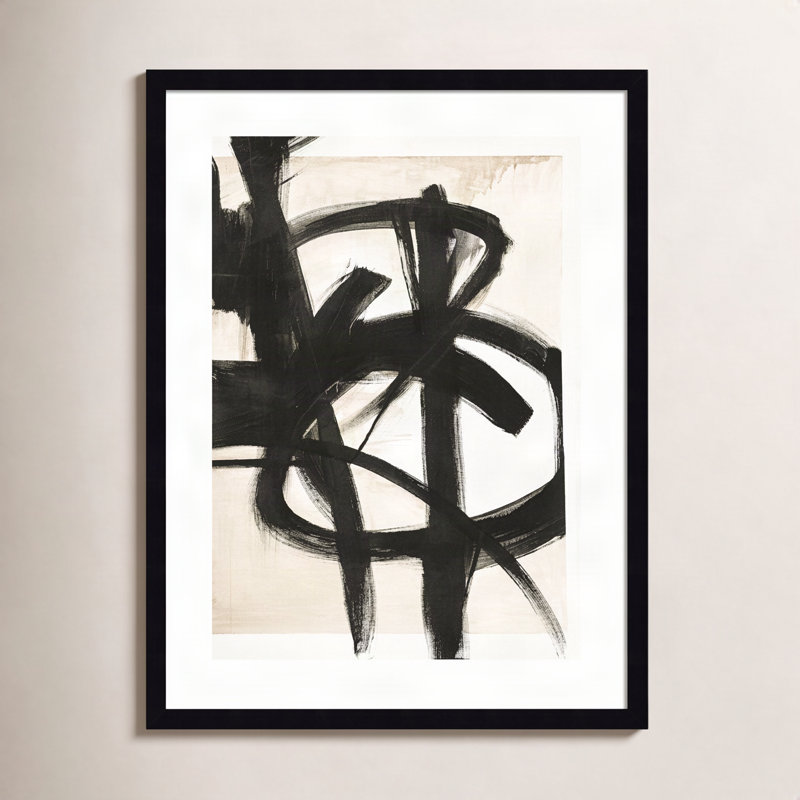 Graphical Shapes 7 par Design Fabrikken - Reproduction d'art graphique sur papier encadré, H 35,38 po x l 27,38 po