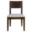 Rustic Walnut Dining Chair