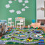Tapis de chambre à coucher et de salle de jeu pour enfants, facile à nettoyer et antidérapant-23991732-116045933
