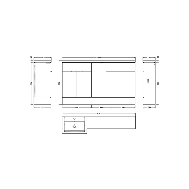 Bathroom Furniture Suite