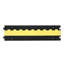 Ensemble de 3 rampes de protection pour câbles en TPU 38 x 10,63 x 6,5 po jaune et noir 22 000 lb par essieu