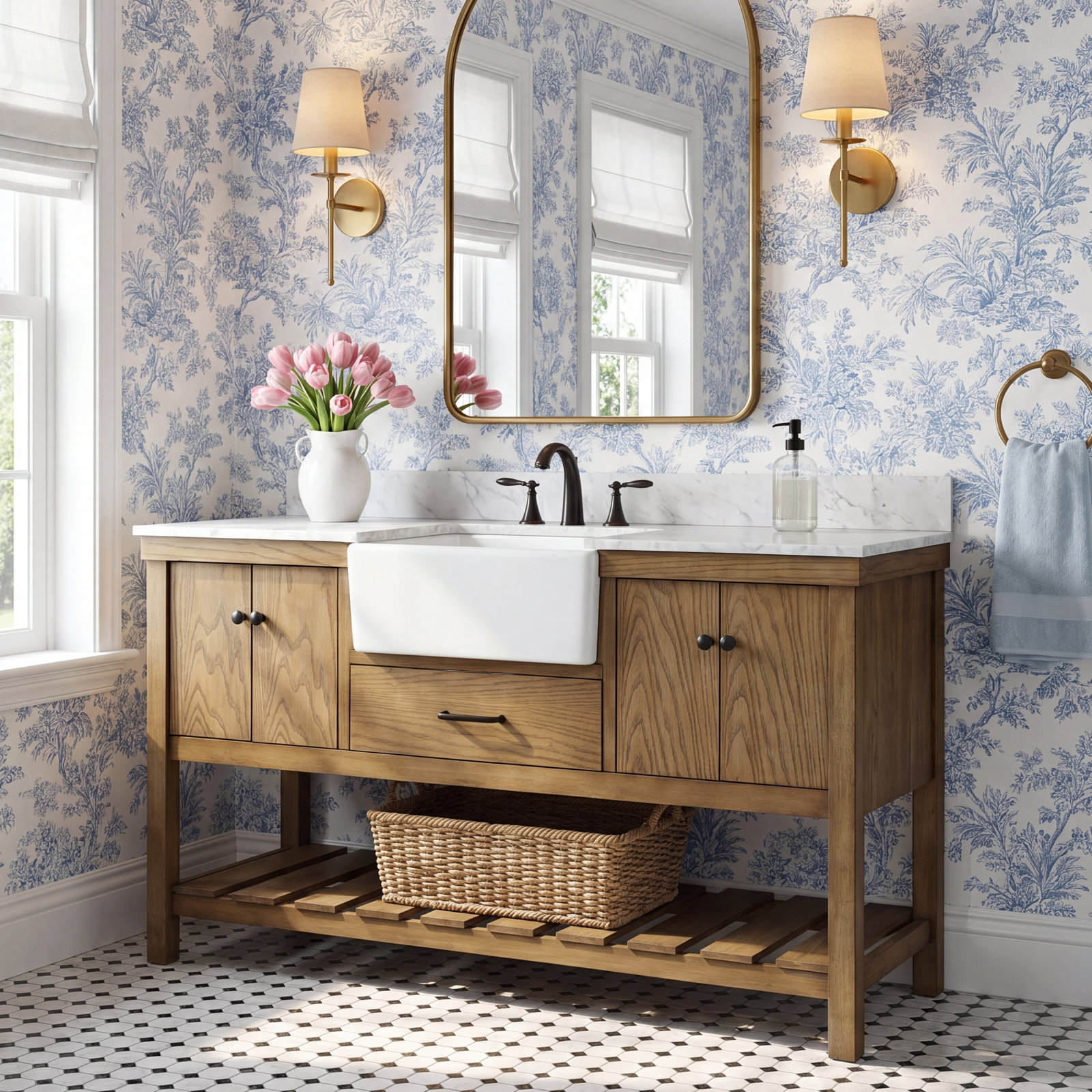 Pelaghia 60'' Single Bathroom Vanity, Driftwood