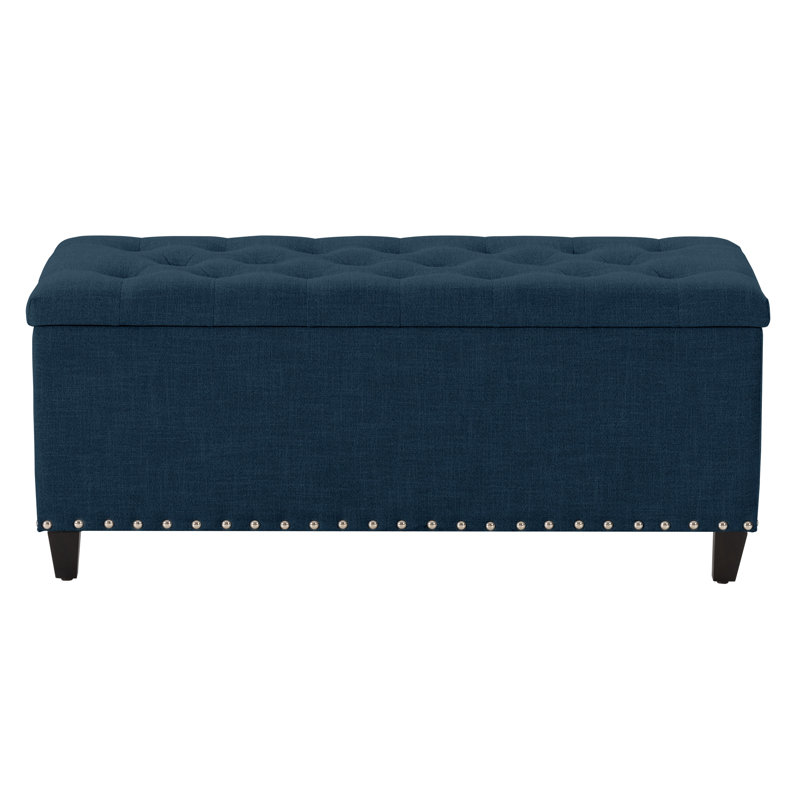 Banc de rangement Thane, Bleu marine