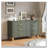 Modern Storage Cabinet with Metal Handles & Solid Wood Legs-1088124071