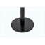 Table basse ronde de luxe moderne 23,6 po, plateau en panneau de fibres à densité moyenne avec texture UV et bordure en acier inoxydable-575769222