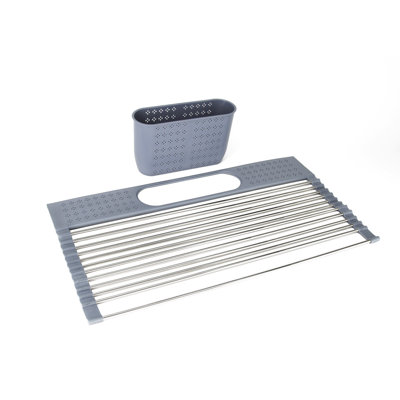 Stainless Steel Over the Sink Dish Rack