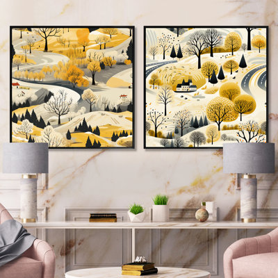 Apollo - Landscape Square Collage Set Of 2