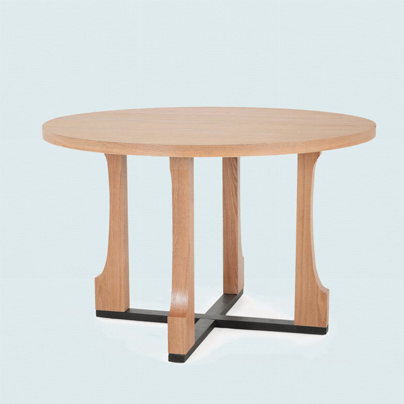 48" Round Dining Table, Natural