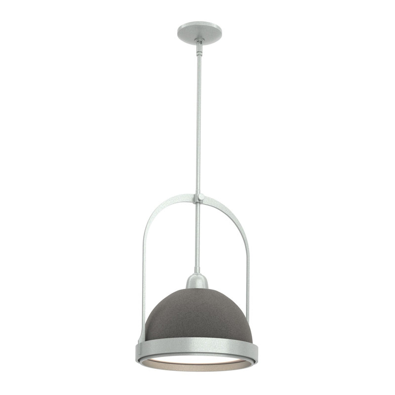 Atlas 1 - Light Single Dome Pendant, Natural Iron, Vintage Platinum