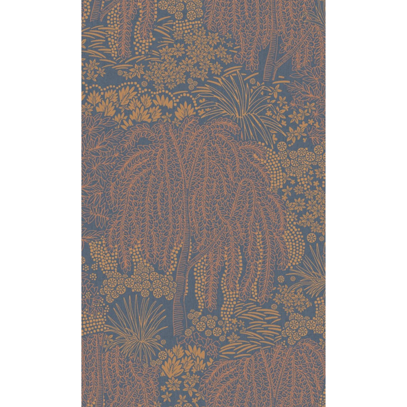 Rouleau de fleurs Einhardt, Bleu foncé
