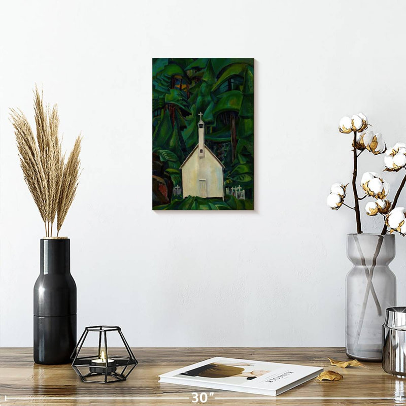 Adella Indian Church, 12" H x 8" W