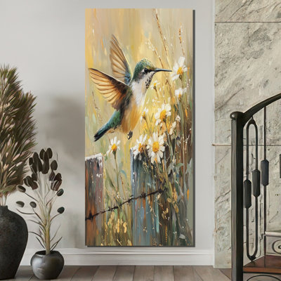 Lloyd Hummingbird par The Farm Fence I - oiseau, art mural