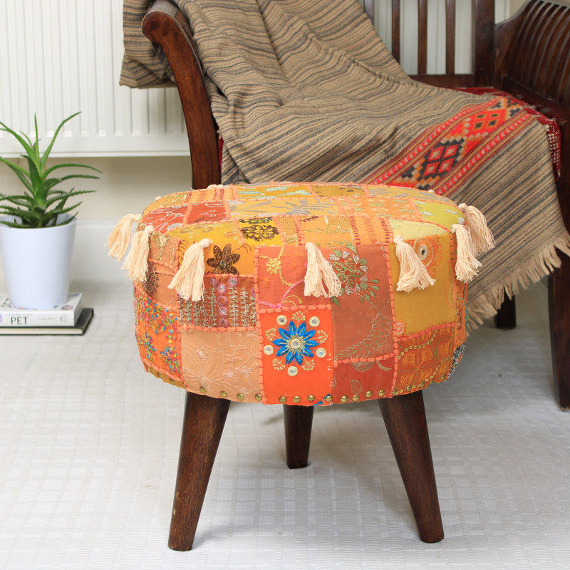 McTeer Solid Wood Accent Stool