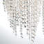 Lustre 18 lumières en chrome Cohen