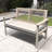 47.2" Acacia Outdoor Loveseat With Cushions