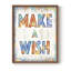 «Make A Wish», reproduction encadrée - bois massif-1868279541-1868279542