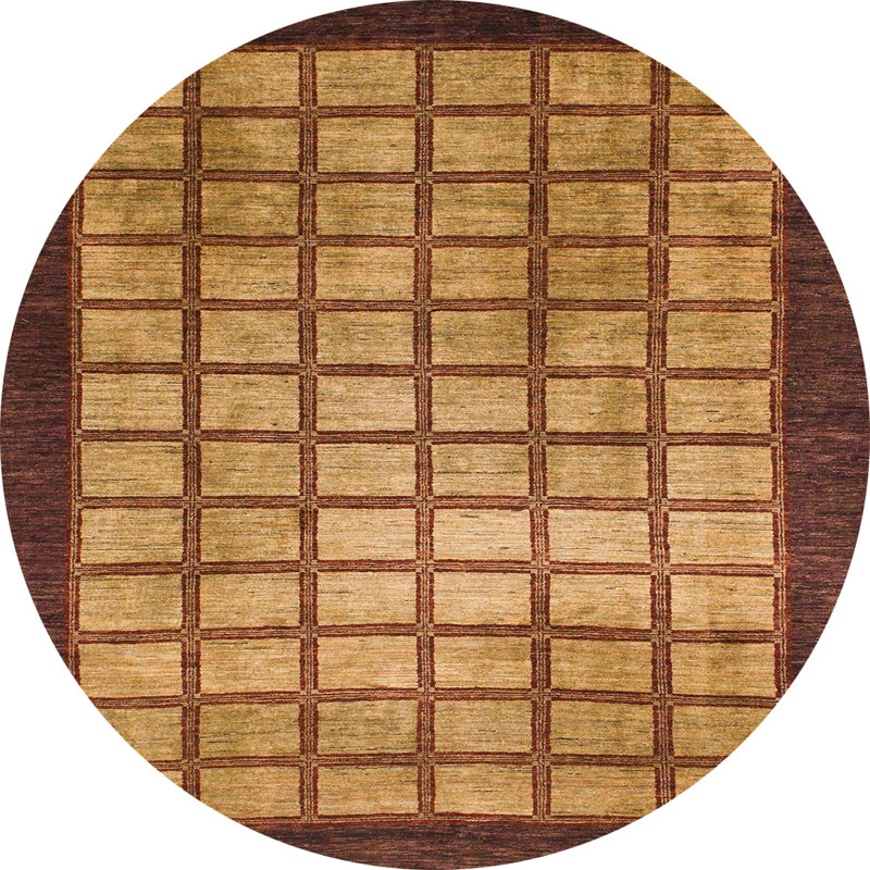 Tapis abstrait moderne 1440, Rond 4 pi