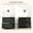 Black Home Office File Cabinet. 2 Drawers With Lock & Adjustable Hanging Bar For Letter/A4/Legal. Stylish, Functional Secure. Made Of Particleboard. 31.1" L X 15.7" W 28.3" H. 132 Lbs Capacity.