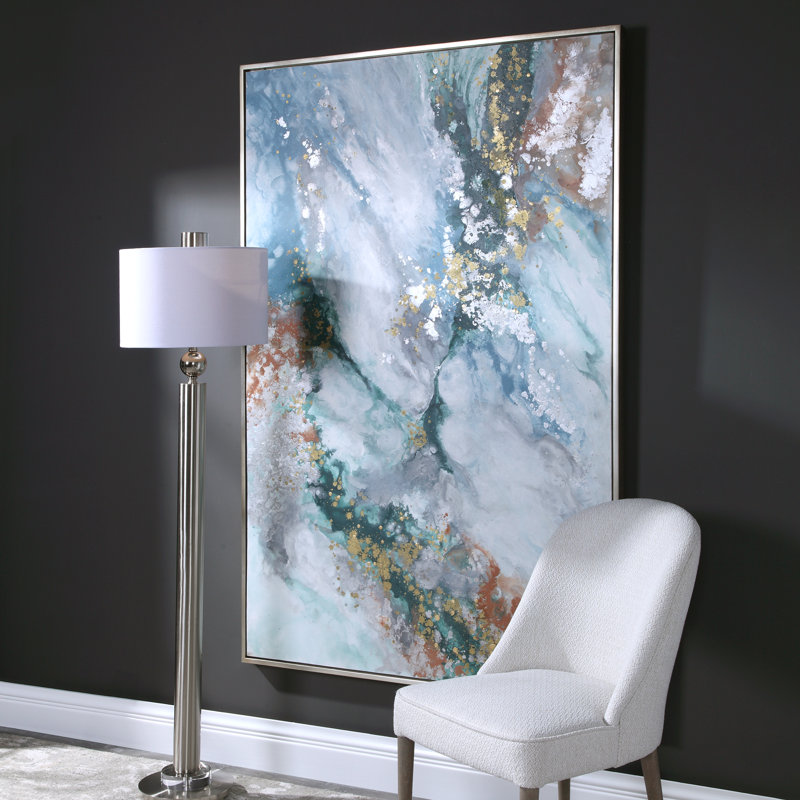 Reproduction d’art sur toile, "floater frame"
