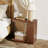 Solid Wood End Table, C-shaped Side Table For Sofa, Bed (set Of 2)