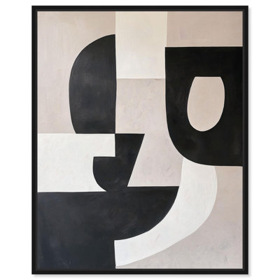 «Curvilinear Contrast I», reproduction d'art sur toile par Art Remedy