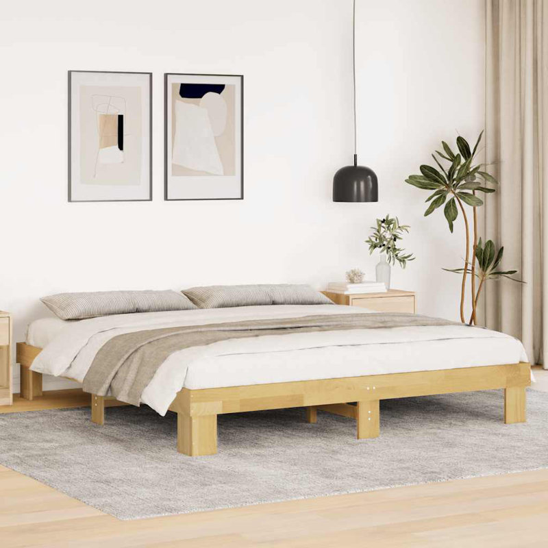 Solid Wood Bed, Super King (6')