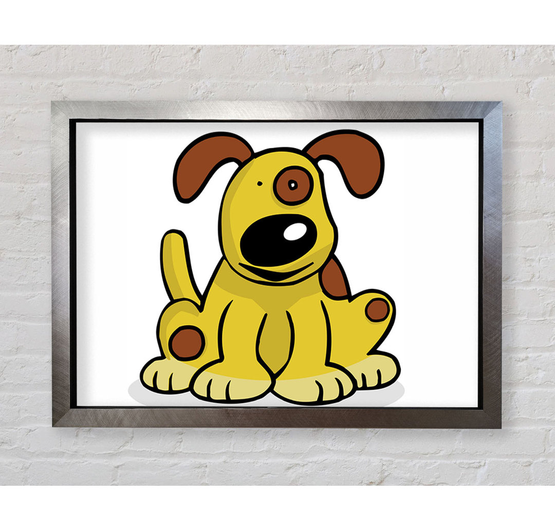 Hund Cartoon Schwanz - Druck