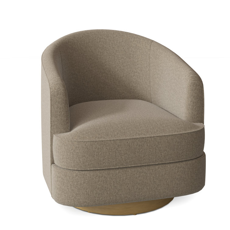 Tipsy Upholstered Swivel Barrel Chair