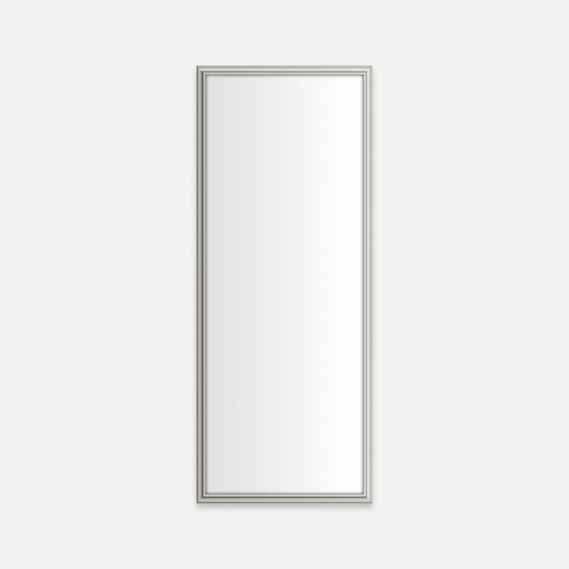 Miroir de salle de bain Main Line, Nickel poli, H 40 po x l 16 po x P 1,63 po