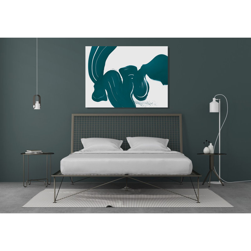 Abstract Print by John Beard, 40" H x 30" W x 2" D, Unframed