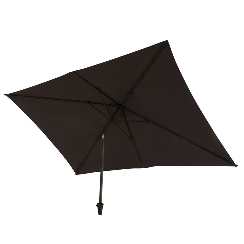 Harva 200cm Tilt Market Parasol, Grey