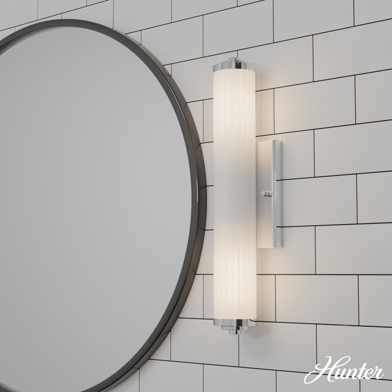 2 - Light Dimmable Vanity Light, Chrome