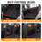 Dog Back Seat Extender,Backseat Pet Cover for Dogs,Rear Dog Car Seat Cover for Back Seat,Hard Bottom Car Seat Cover for Dogs, Dog Hammock for Car