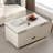 Modern Lift-up Folding Coffee Table With 4 Stools, 2 Drawers And Hidden Storage Space 