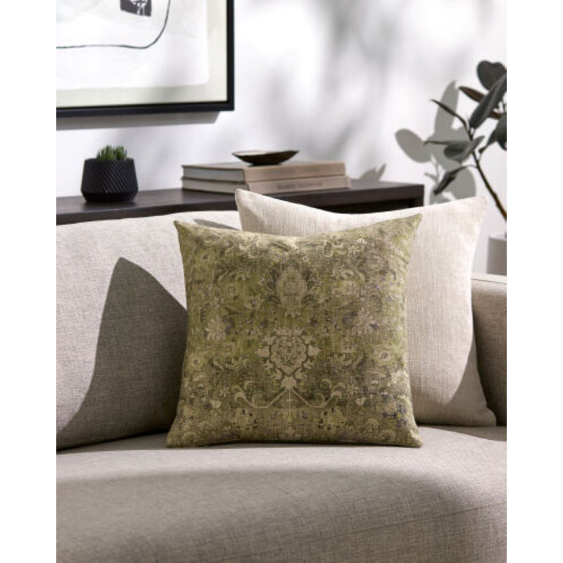 Jaya Accent Pillow Cover And Insert, 20''H x 20''W, Polyester