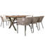 Ensemble repas de patio 7 pièces GO-7427205-7427200