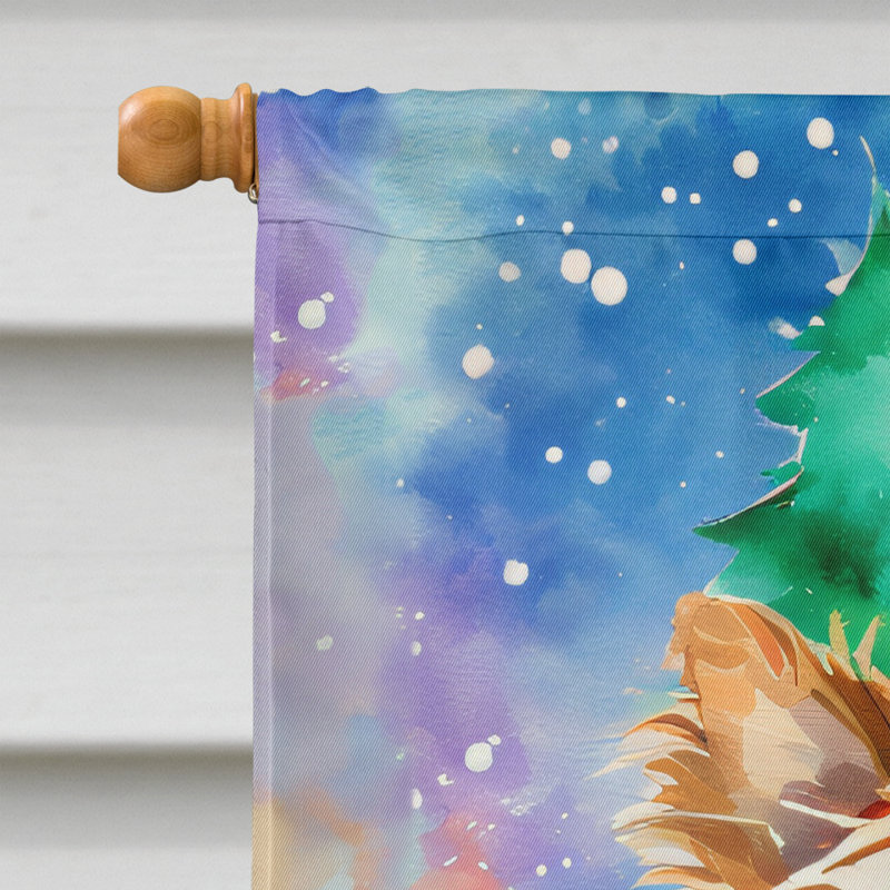 Double Sided Polyester Christmas, 40'' H x 28'' W