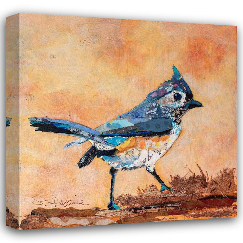 Art sur toile tendue Lark Manor ™, St. Hilaire, Elizabeth, Titmouse, H 20 po x l 20 po