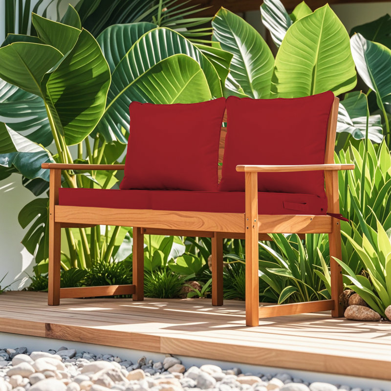 24X24 Inch Outdoor Deep Seat Cushion Set - Waterproof, Fade - Resistant Patio Furniture Cushions With Removable Covers, Adjustable Straps & Handles