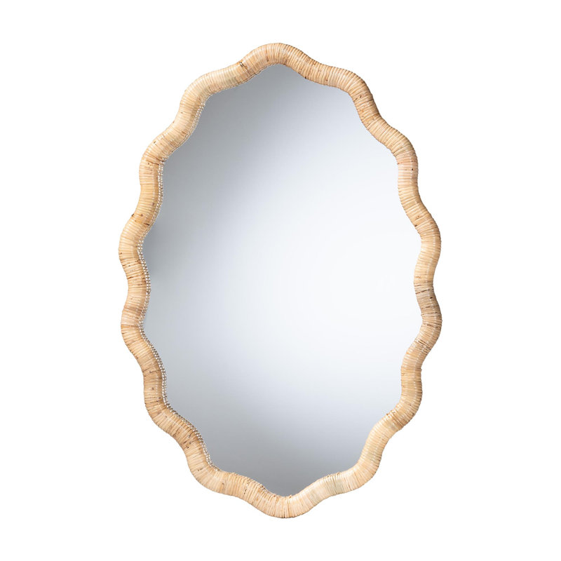 Miroir mural Baxton Studio Rasida, H 31,1 po x l 21,3 po
