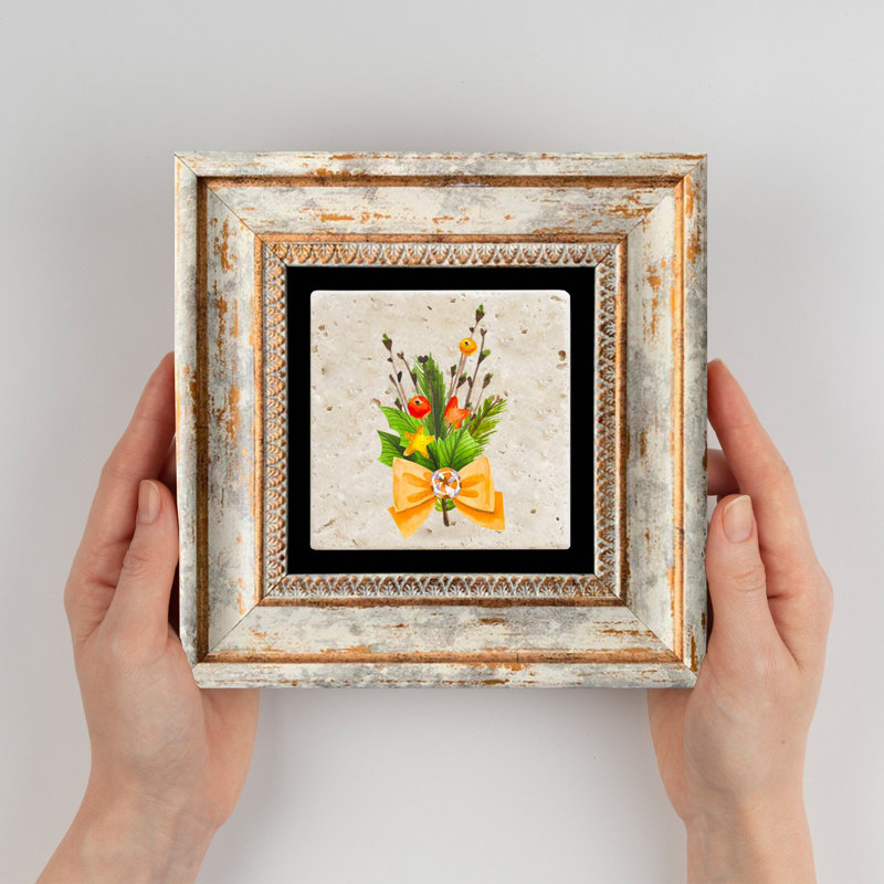 Peinture décorative encadrée