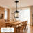 Outdoor Pendant Light, Weather-Resistant Hanging Lantern With Clear Glass, Modern Farmhouse Exterior Lighting For Porch, Patio, Entryway And Gazebo