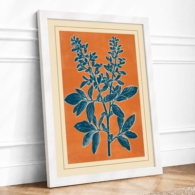 Healing Herb Study Botanical - Framed Print
