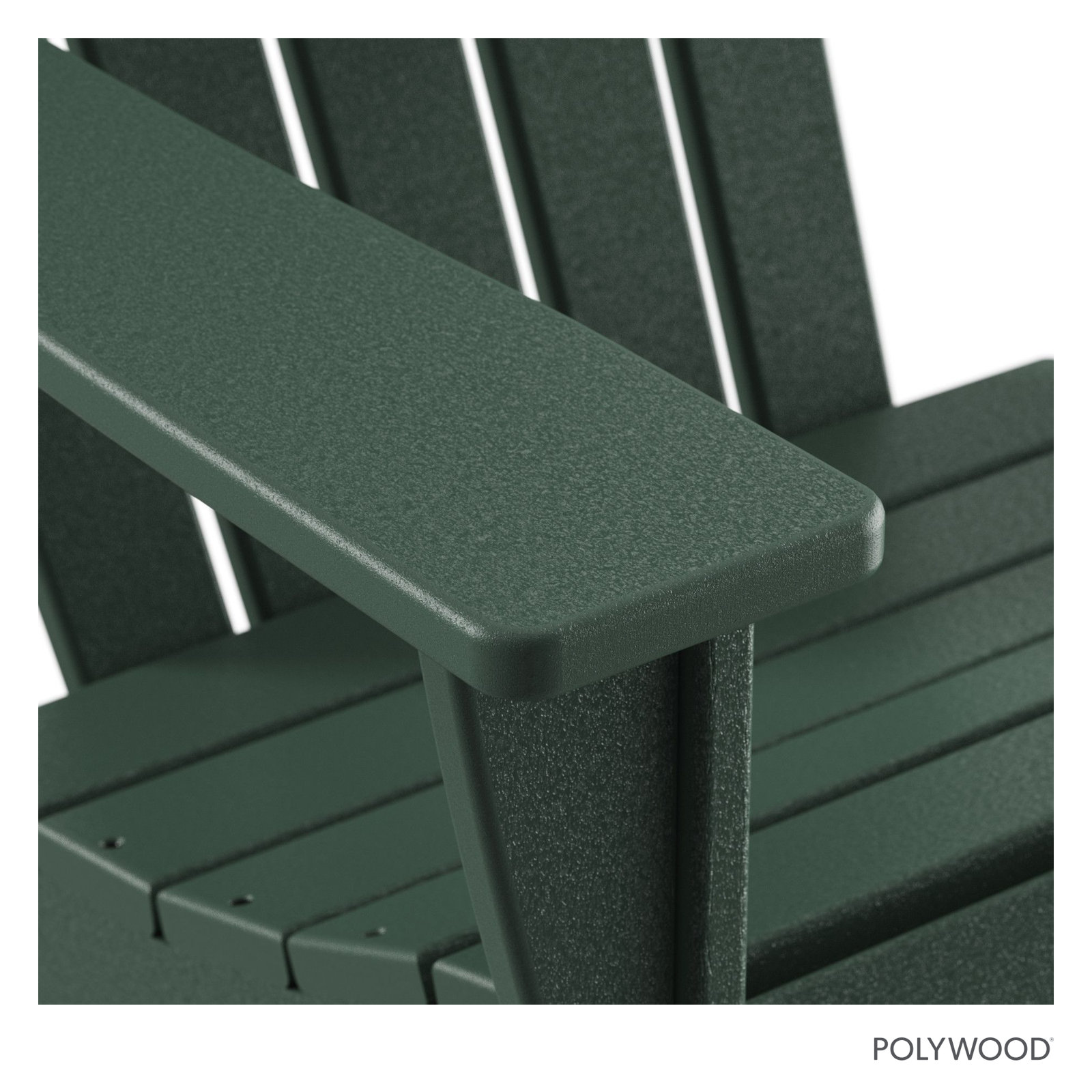 POLYWOOD® Nautical Adirondack Chair, Green