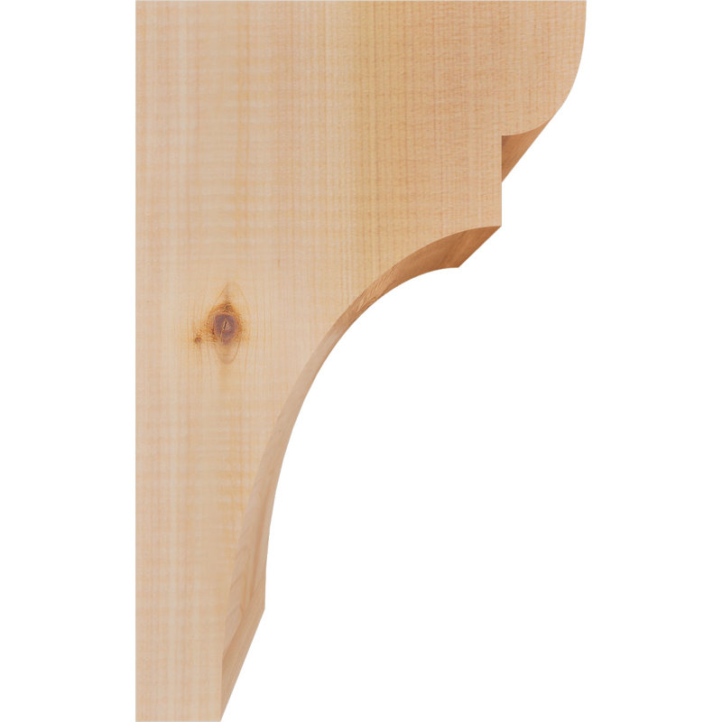 Yorkshire Smooth Corbel l 5 5 po x P 8 po x H 12 po, H 12 po x l 5,5 po x P 8 po, Cèdre rouge, Lisse
