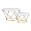 2 tables gigognes avec structure Louisiana