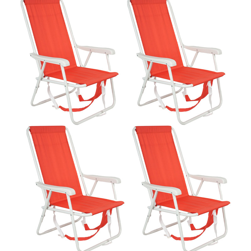 Beach Chair For Adults With Backpack Straps, 300 Lbs Capacity, Folding Reclining Aluminum Frame, 600D Cloth, Comfort, And Towel Rail Attachment Lightweight Adult Chair, Fabric, Ergonomic Handrails,