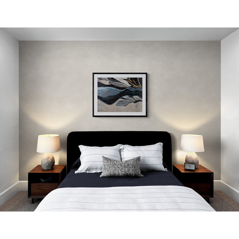 Black Lotus Print by Novi Lim, Wrapped Canvas, 24" H x 32" W