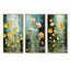 Ensemble de 3 impressions sur toile jaune avec bouton d'or jaune Sunny Beauty-462464922-462464925
